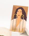 Shining Through Gold Drop Earrings - Fashion Jewelry  | Chic Chic Bon