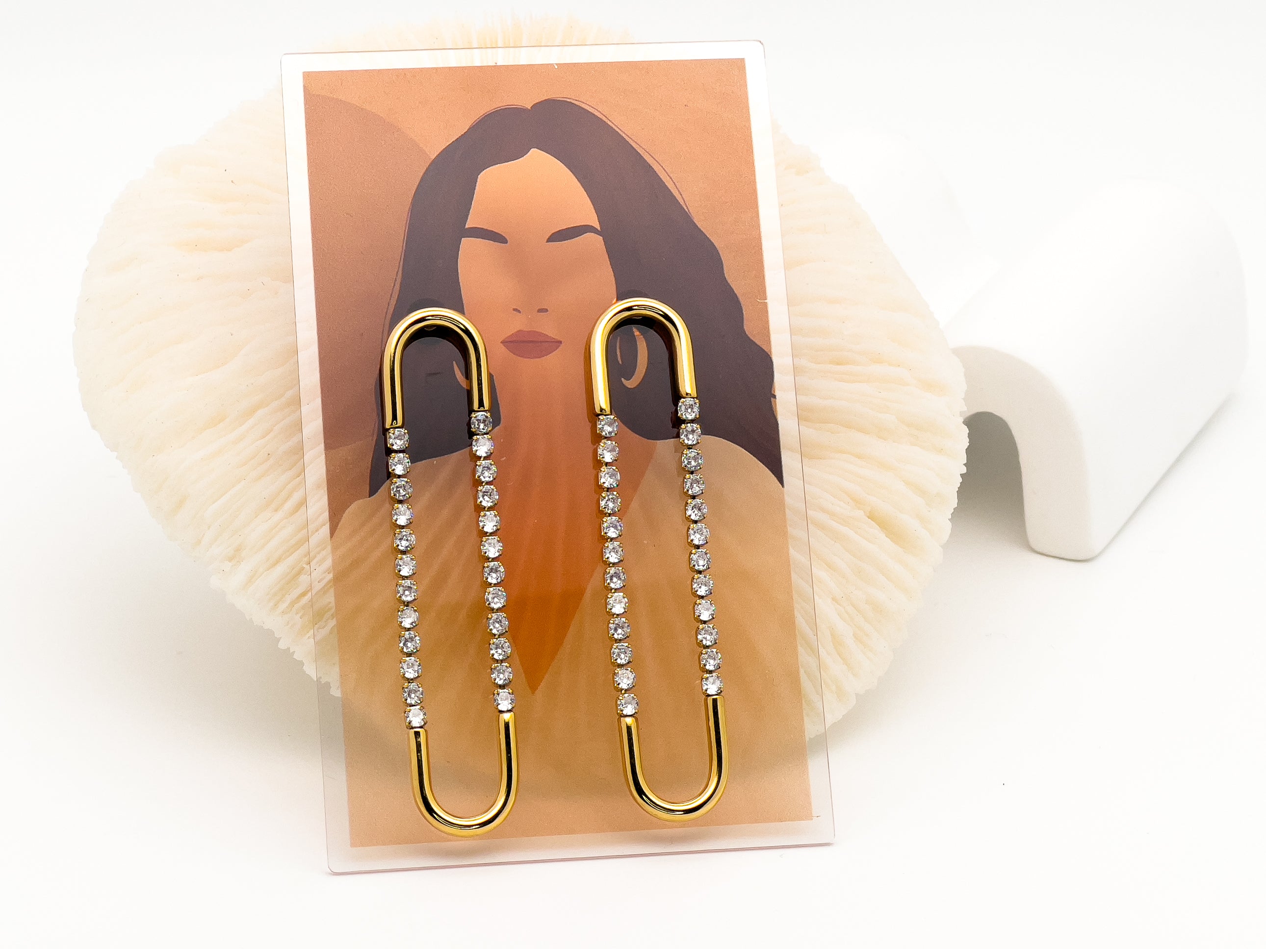 Shining Through Gold Drop Earrings - Fashion Jewelry  | Chic Chic Bon