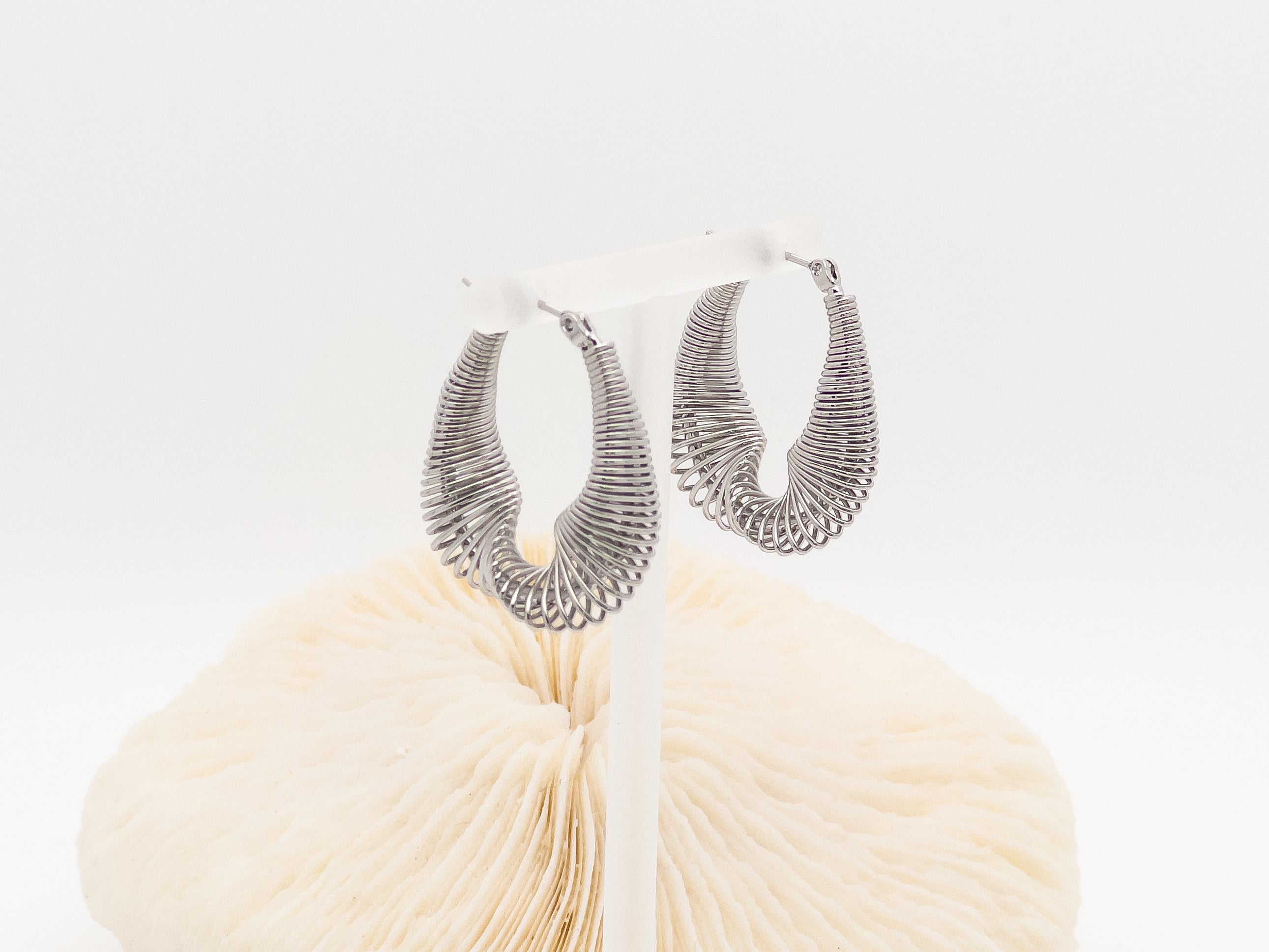 Structuralism Wired Hoop Earrings For Sale - Fashion Jewelry  | Chic Chic Bon
