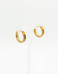 Heaven Brushed Twin Hoop Earrings - Fashion Jewelry  | Chic Chic Bon