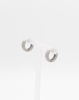 Lavish Charm Silver Bold Hoop Earrings - Fashion Jewelry  | Chic Chic Bon