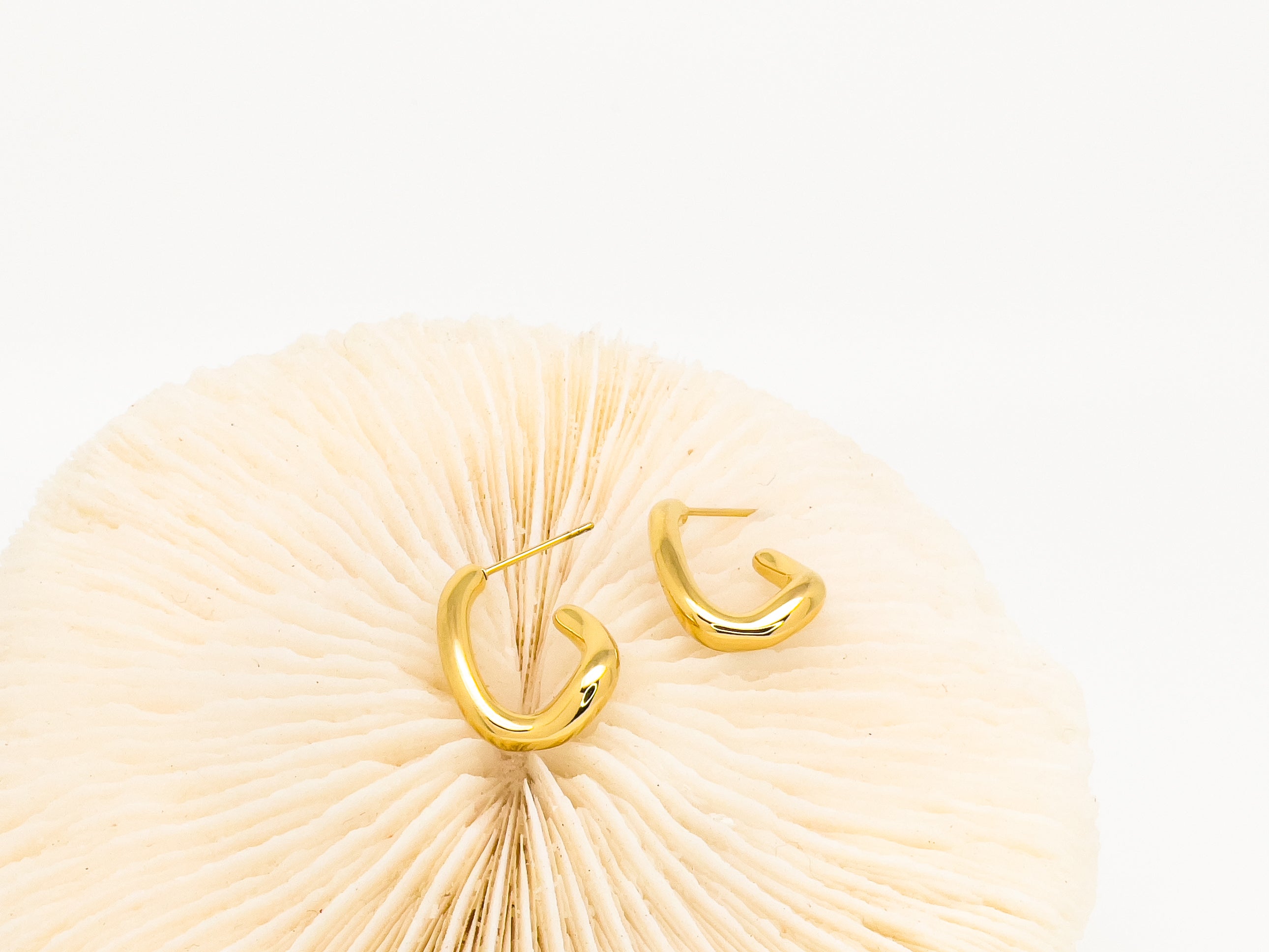 Dearest Gold Twirl Earrings - Fashion Jewelry  | Chic Chic Bon