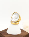 Oki Chunky Irregular Shell Gold Ring - Everyday Jewelry | Chic Chic Bon