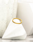 Vintage Gold Hollow Stackable Ring - Everyday Jewelry | Chic Chic Bon