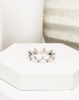 The Silver Crown Adjustable Ring - Everyday Jewelry | chic chic bon