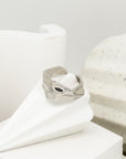 Burrata Hammered Silver Ring - Everyday Jewelry | chic chic bon