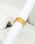 Samantha Chunky Gold Chain Ring - Everyday Jewelry | chic chic bon