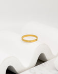 Milly 2mm Gold Stackable Bend Ring - Everyday Jewelry | Chic Chic Bon