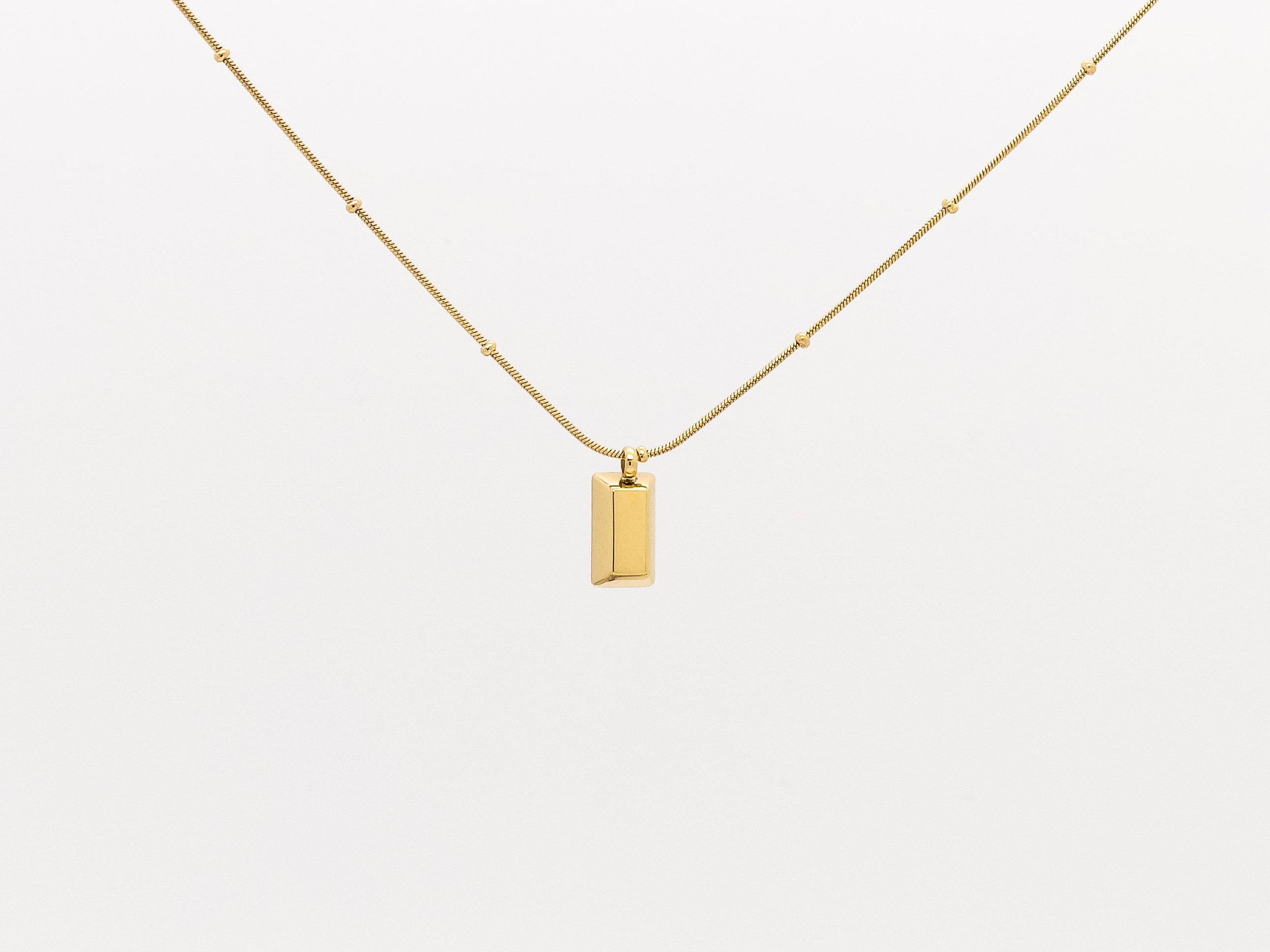 Maison Gold Nugget Pendant Necklace - Everyday Jewelry - Chic Chic Bon