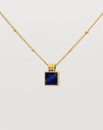 Deep Sea Lapis Pendant Necklace - Jewelry Online | Chic Chic Bon