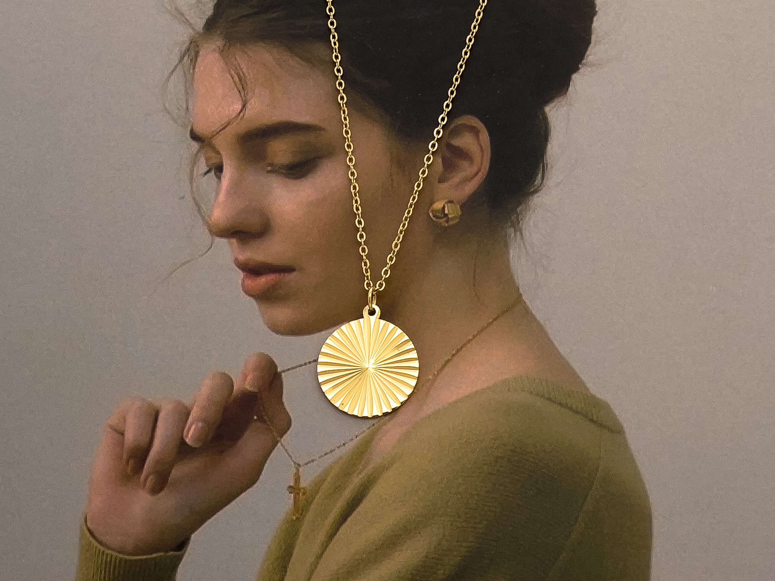 The Bright Sun Gold Necklace - Jewelry Store | Chic Chic Bon
