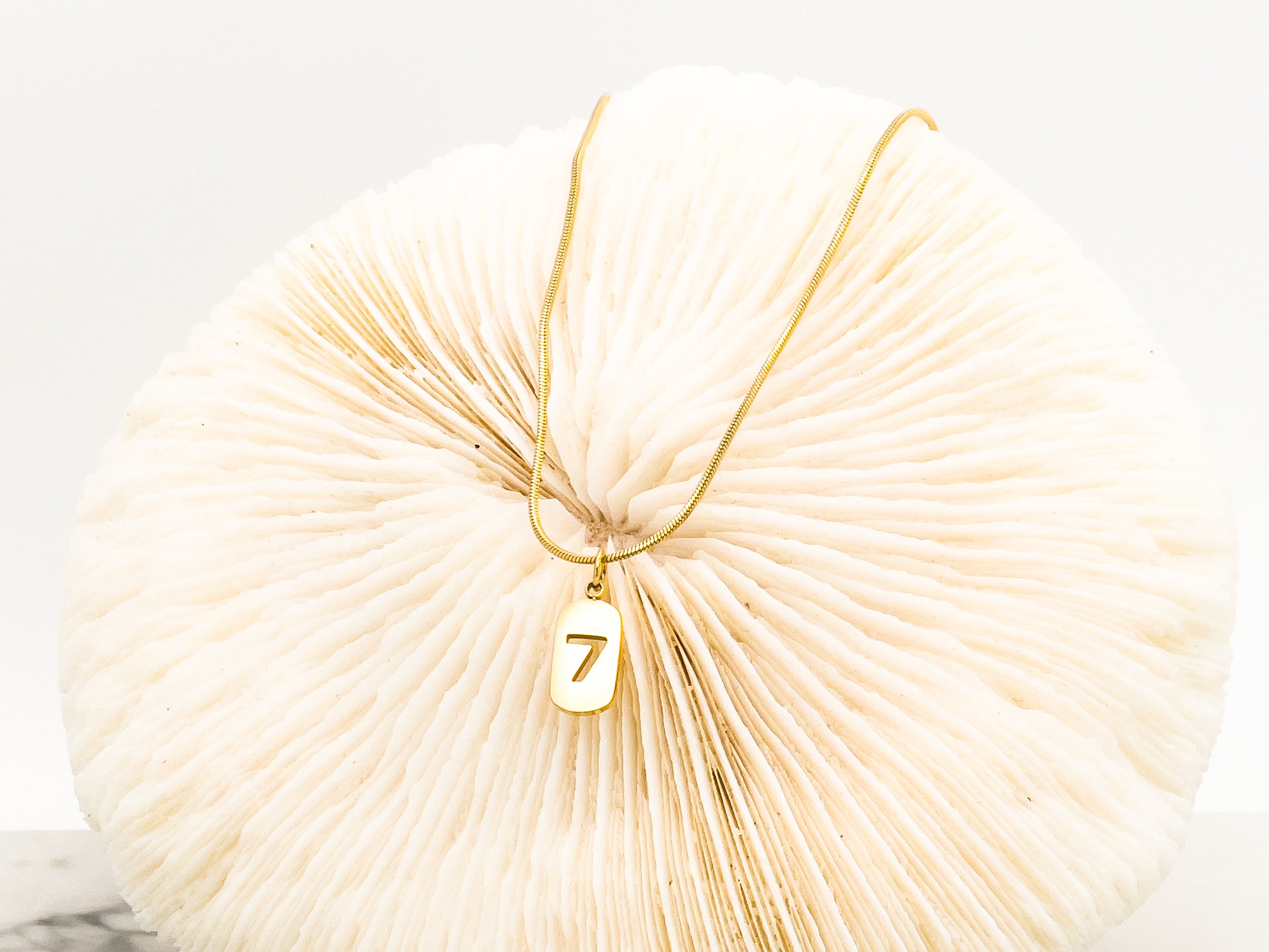 Lucky 7 Gold Necklace -Everyday Jewelry | Chic Chic Bon