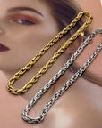 Solid Vibes Chain Necklace in Gold and Silver - Everyday Fashion Jewelry | Chic Chic Bon