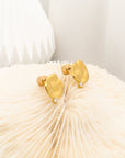 Leah Bumpy Gold Stud Earrings - Fashion Jewelry  | Chic Chic Bon