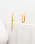 Marcie Beads Front to Back Stud Drop Earrings - Fashion Jewelry  | Chic Chic Bon