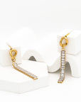 Ciara Diamond Drop Stud Earrings - Fashion Jewelry  | Chic Chic Bon