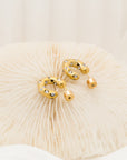 Mali Crystal Ladybug Hoop Earrings - Fashion Jewelry  | Chic Chic Bon
