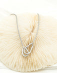 Kaia Style Snake Silver Chain Necklace - Fashion Jewelry | Chic Chic Bon