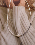 River Pearl Gem Choker Necklace - Everyday Jewelry | Chic Chic Bon