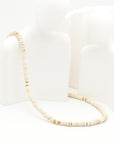 Ivory Gemstone Choker Necklace - Everyday Jewelry | Chic Chic Bon