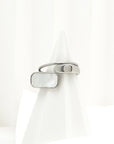 Maria Asymmetrical Shell Ring  - Fashion Jewelry For Sale | Chic Chic Bon