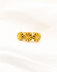 Jennie Gold Flowers Adjustable Ring - Everyday Jewelry | chic chic bon