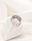 Lisa Baguette Diamond Adjustable Ring - Fashion Jewelry | Chic Chic Bon