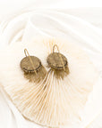 Moonlight Gold Vintage Thread Hook Earrings - Everyday Jewelry  | chic chic bon