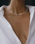 Powder Snow Micro Pearl Choker