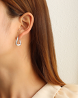 Dearest Silver Twirl Earrings - Fashion Jewelry  | Chic Chic Bon